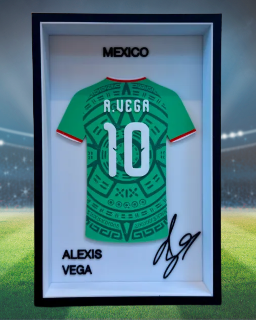CUADROS CAMISETAS SELECCIÓN MEXICO