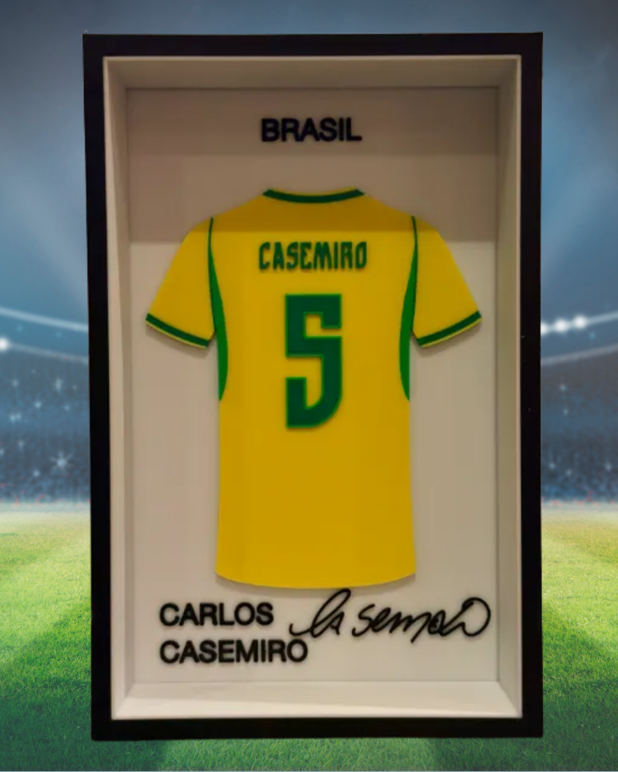 CUADROS CAMISETAS SELECCIÓN BRAZIL