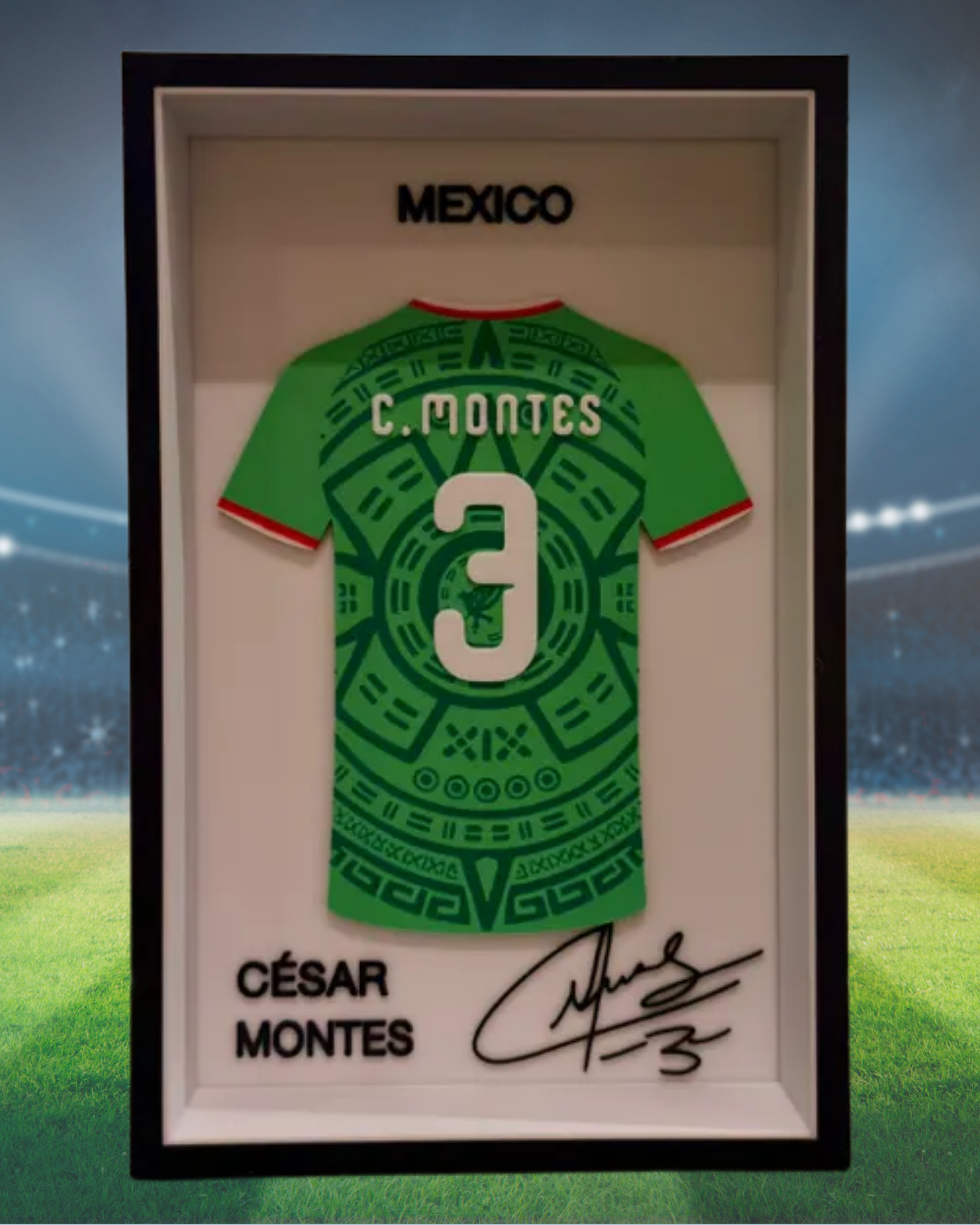 CUADROS CAMISETAS SELECCIÓN MEXICO