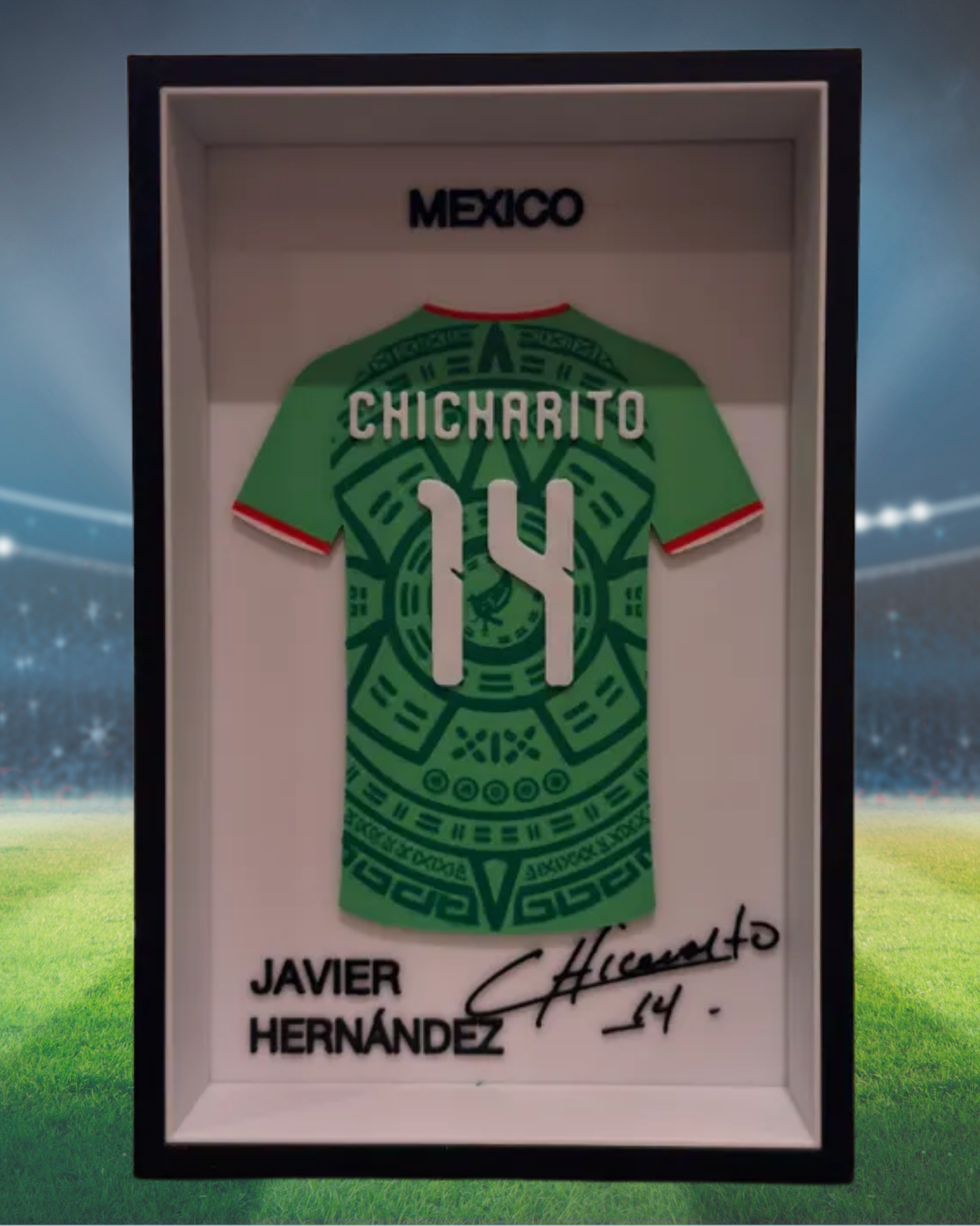CUADROS CAMISETAS SELECCIÓN MEXICO