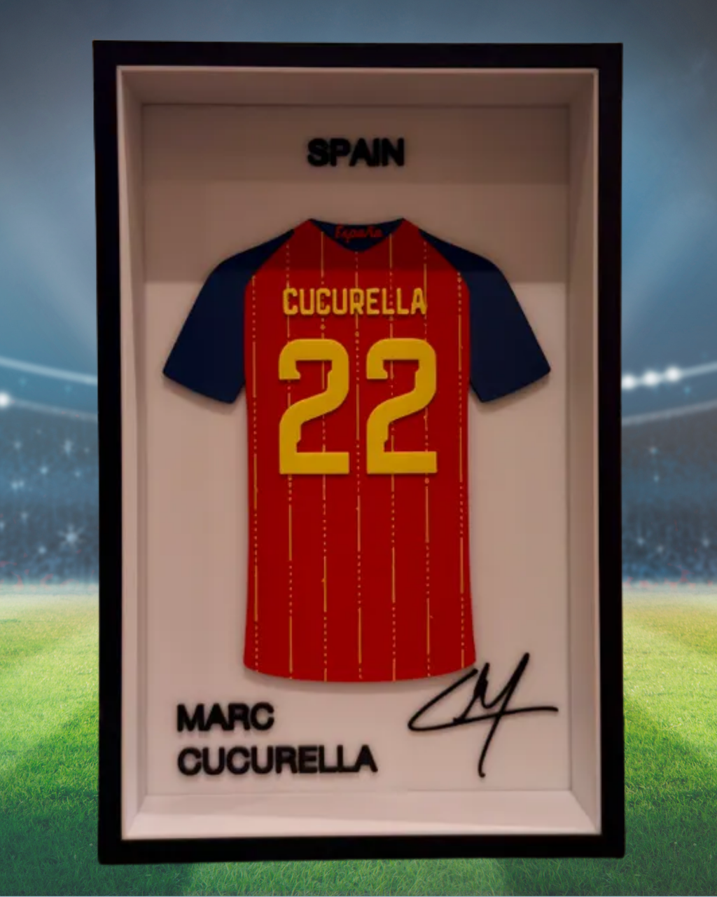 CUADROS CAMISETAS SELECCIÓN ESPAÑA