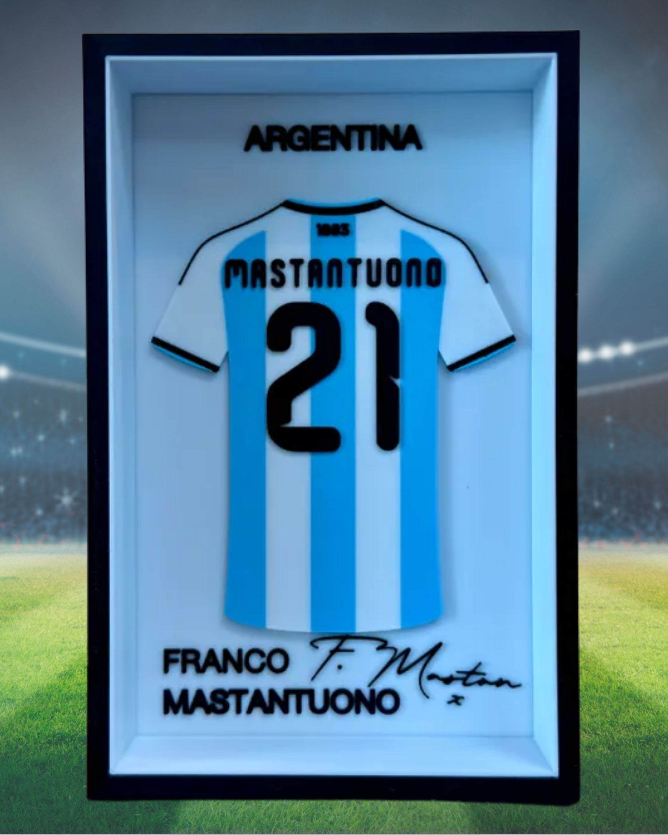 CUADROS CAMISETAS SELECCIÓN ARGENTINA