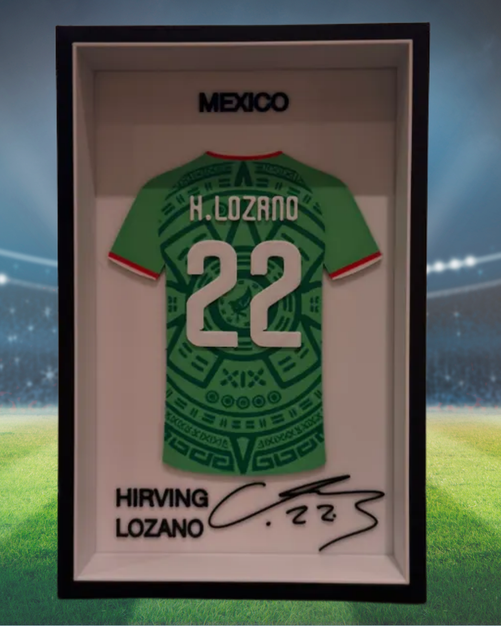 CUADROS CAMISETAS SELECCIÓN MEXICO