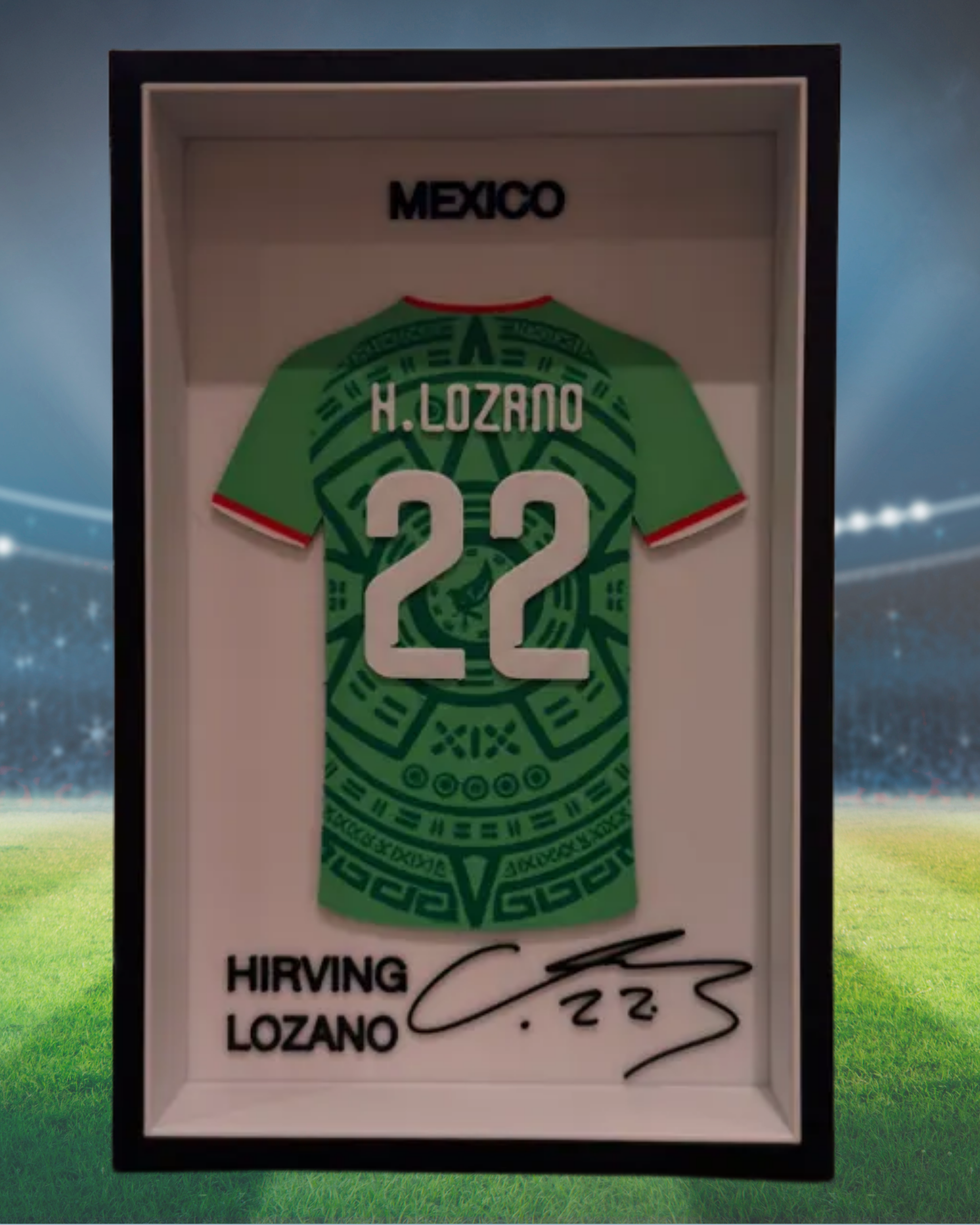 CUADROS CAMISETAS SELECCIÓN MEXICO