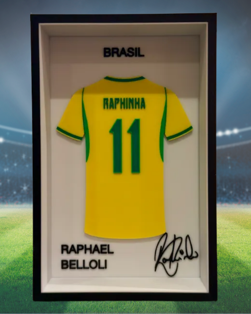 CUADROS CAMISETAS SELECCIÓN BRAZIL