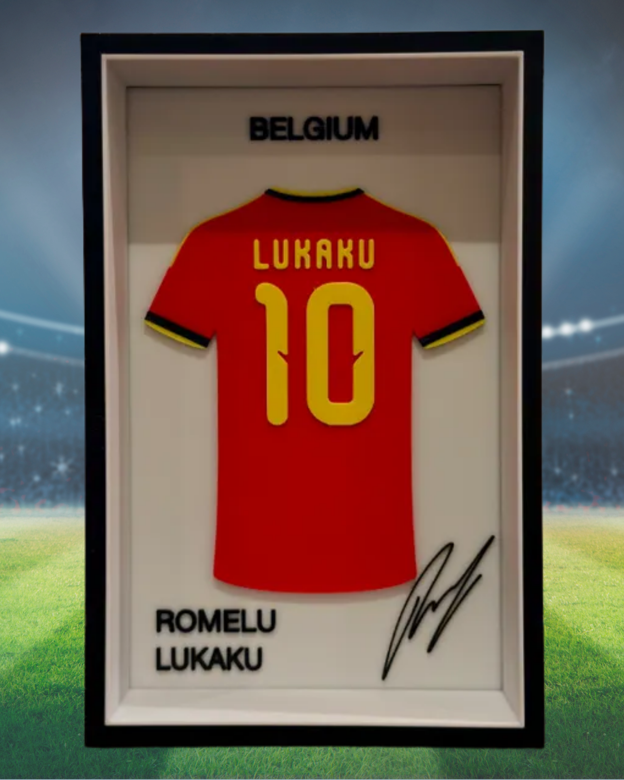 CUADROS CAMISETAS SELECCIÓN BELGICA