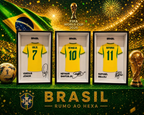 CUADROS CAMISETAS SELECCIÓN BRAZIL