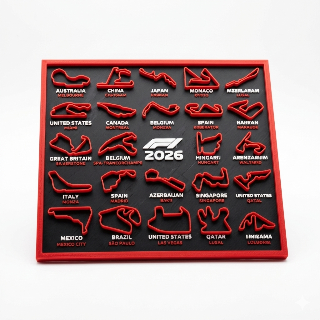 SET CALENDARIO F1 2026