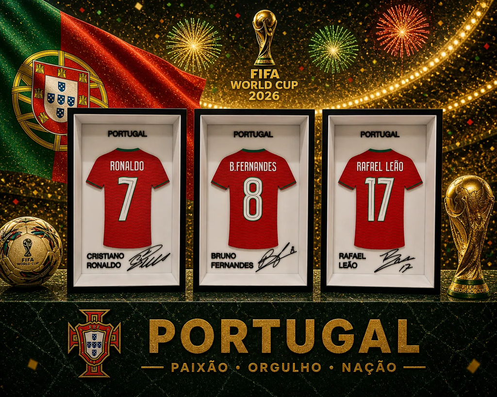 CUADROS CAMISETAS SELECCIÓN PORTUGAL
