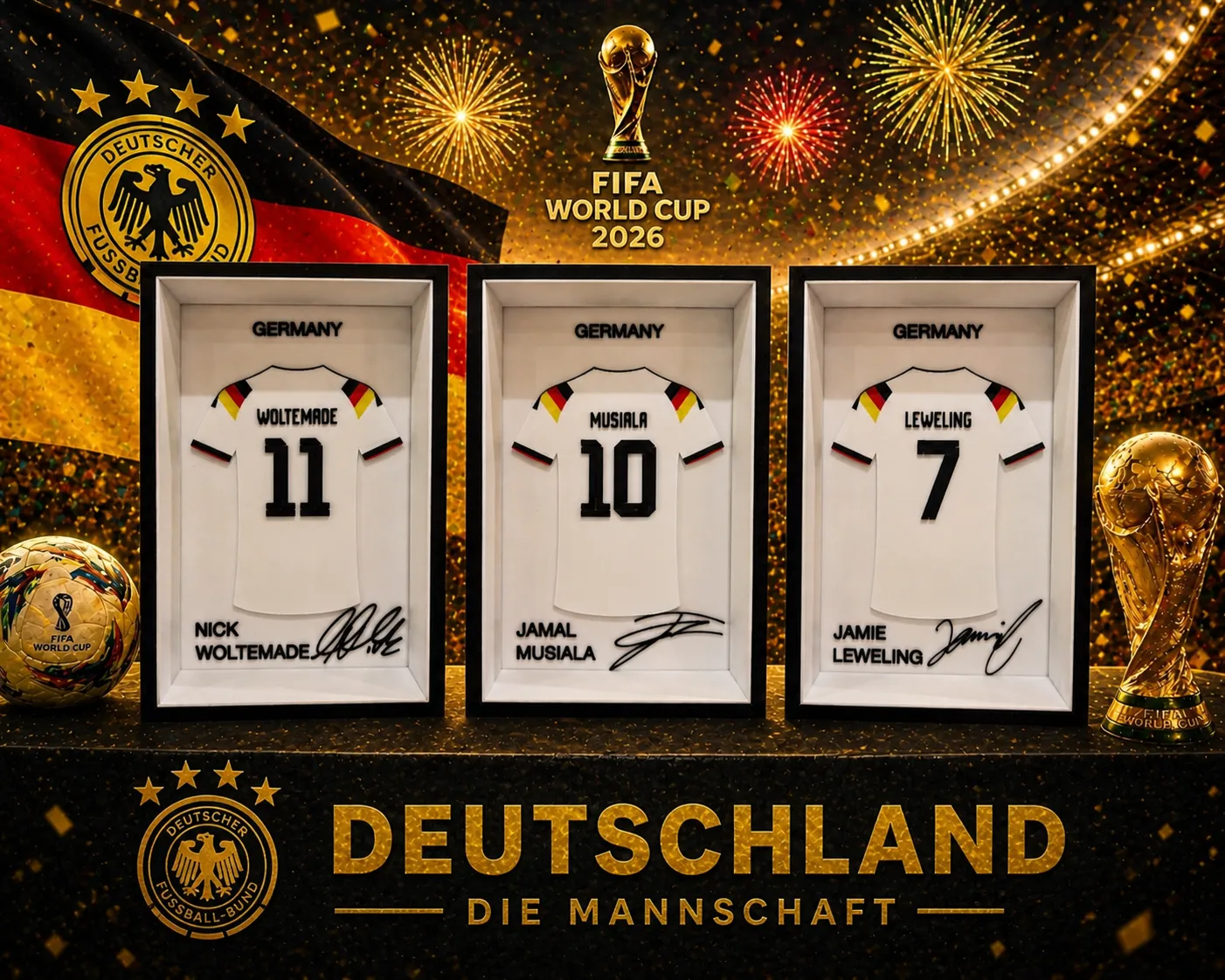CUADROS CAMISETAS SELECCIÓN ALEMANIA