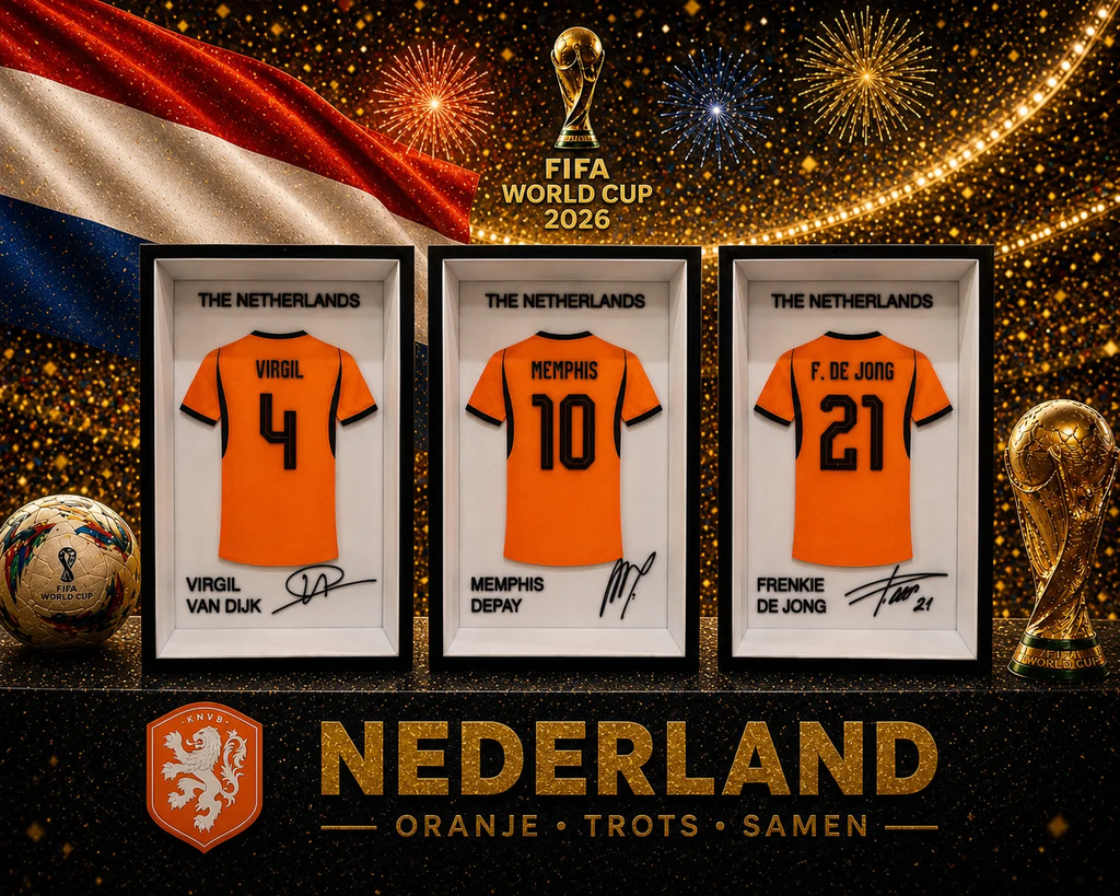 CUADROS CAMISETAS SELECCIÓN PAISES BAJOS