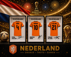 CUADROS CAMISETAS SELECCIÓN PAISES BAJOS